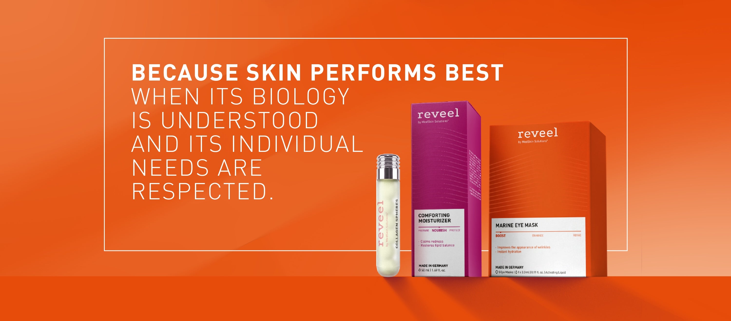 Because skin performs best